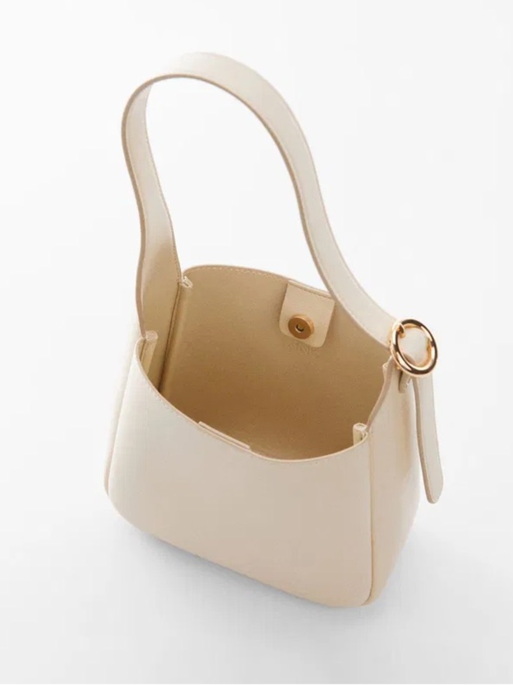 Mango MNG ivory Cream Shoulder Bag